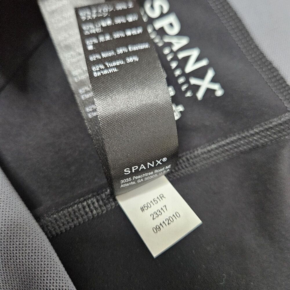 SPANX Black Cropped Icon Leggings Size 3X - Picture 4 of 7